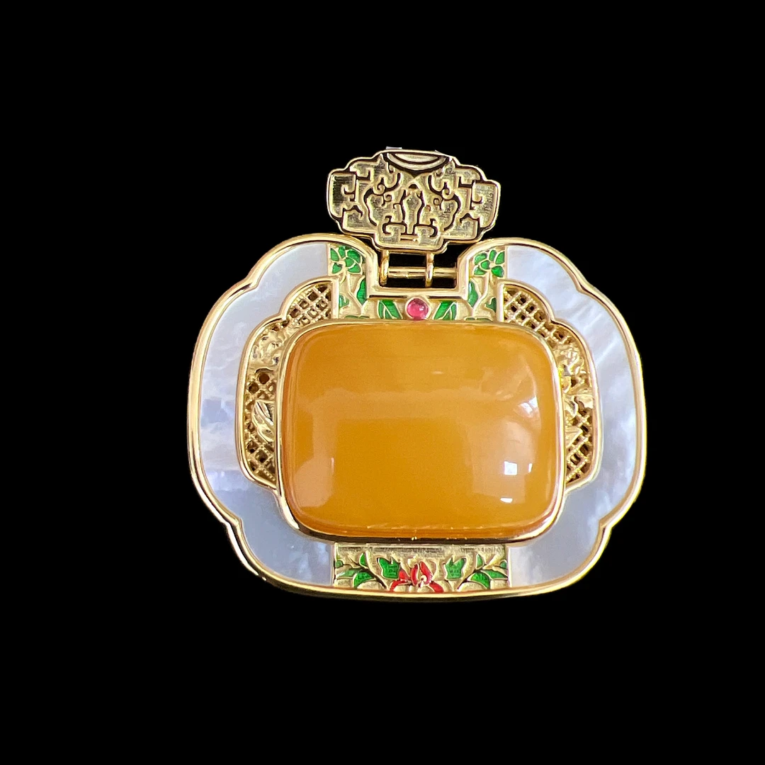 0794蜜蜡吊坠孤品