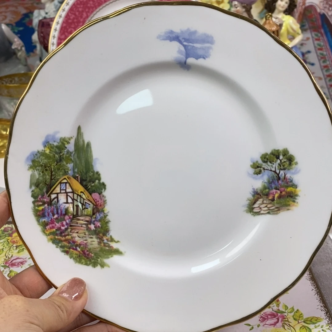 瓷片瓷器欧瓷咖啡杯水晶杯