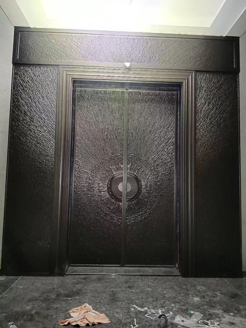 高端定制铸铝别墅入户大门甲级安全防盗门入户门双十一