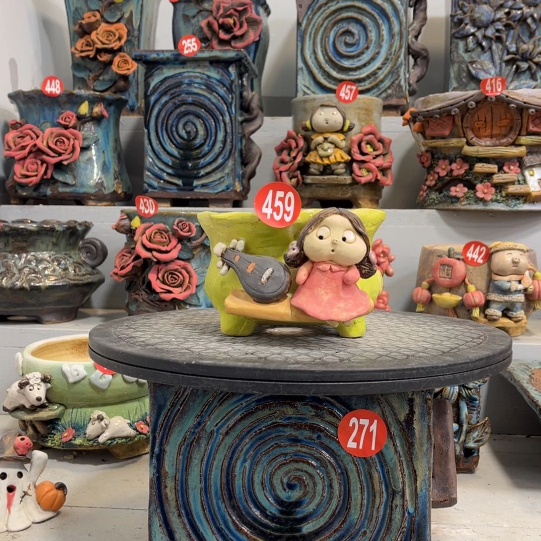 陶瓷微瑕459 号陶然花盆新年福利