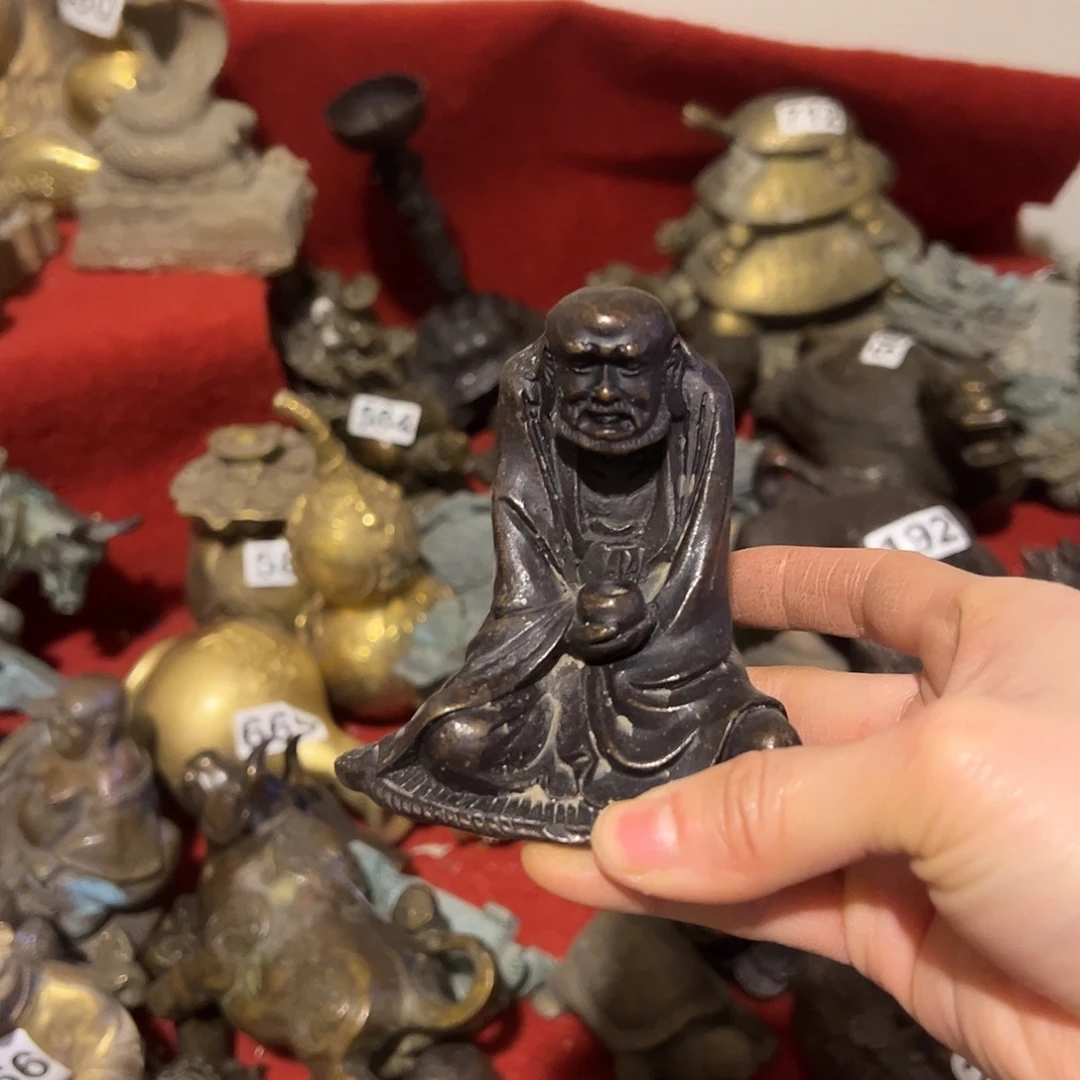 黄铜摆件，文房摆件