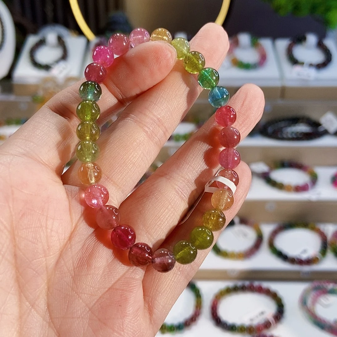 手链未镶嵌碧玺G2440素圈颜色微差