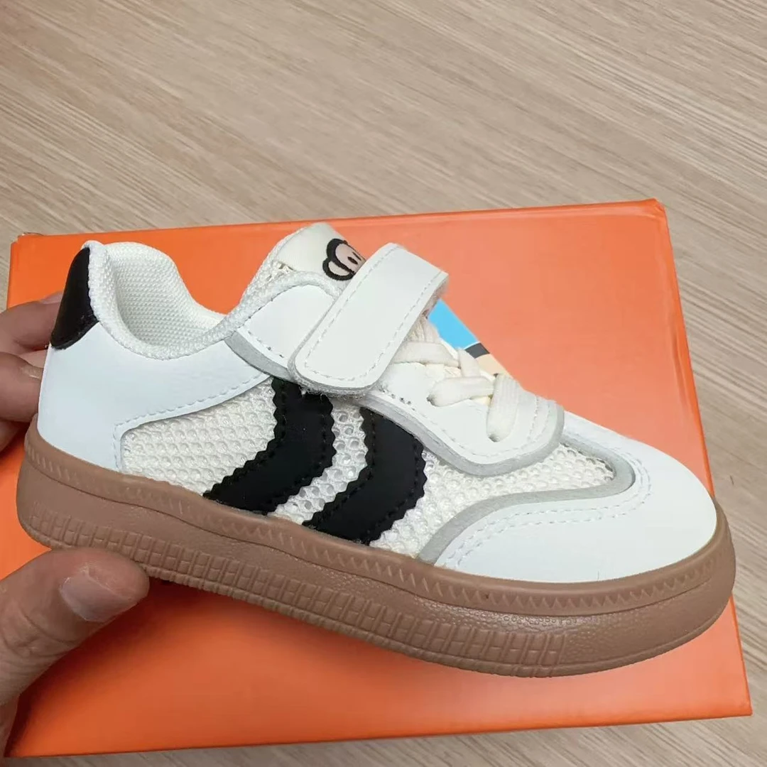 （脚长+1=内长）D120儿童夏款单网休闲板鞋