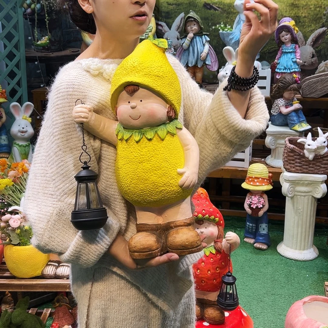 花园摆件红红火火