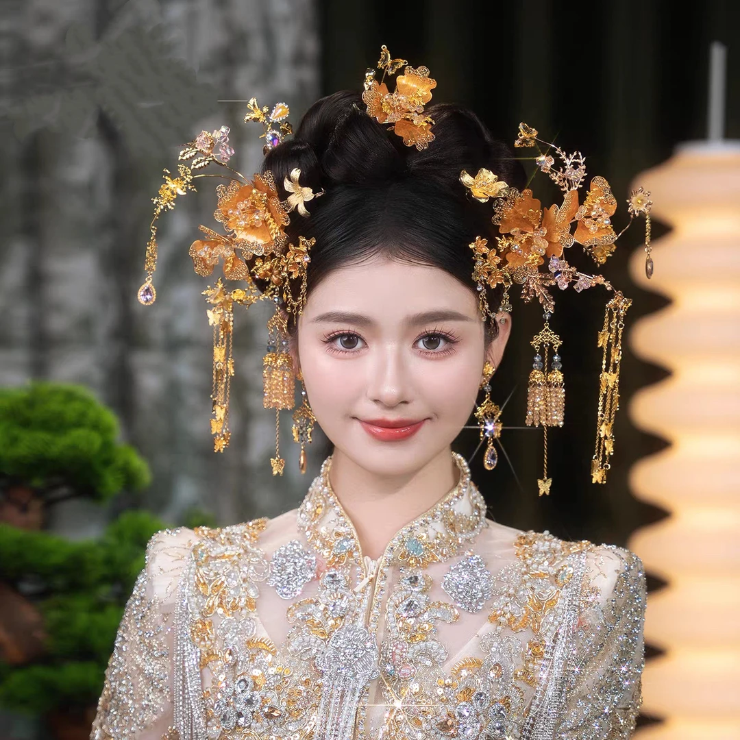 新娘头饰婚饰步摇大气