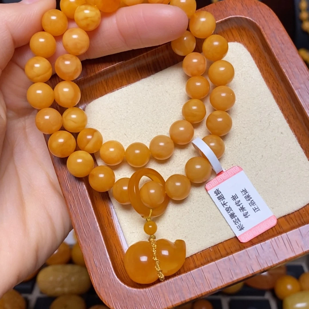 【闪购商品】未镶嵌蜜蜡手链手串