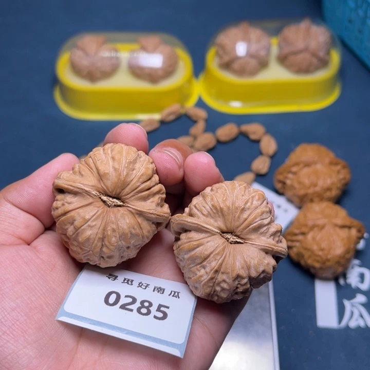 陳***ｌ文玩核桃把件南瓜墩43-0285
