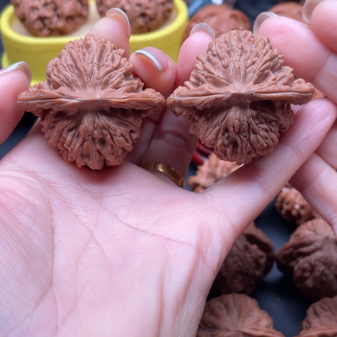 文玩核桃把件四座楼45全品