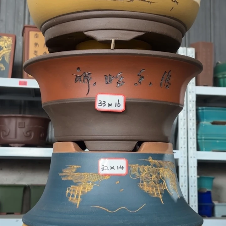 紫砂花盆              100-4