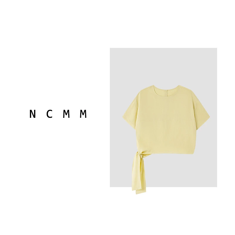 NCMM「月牙」有点小特色的100苎麻衬衣  C-8093