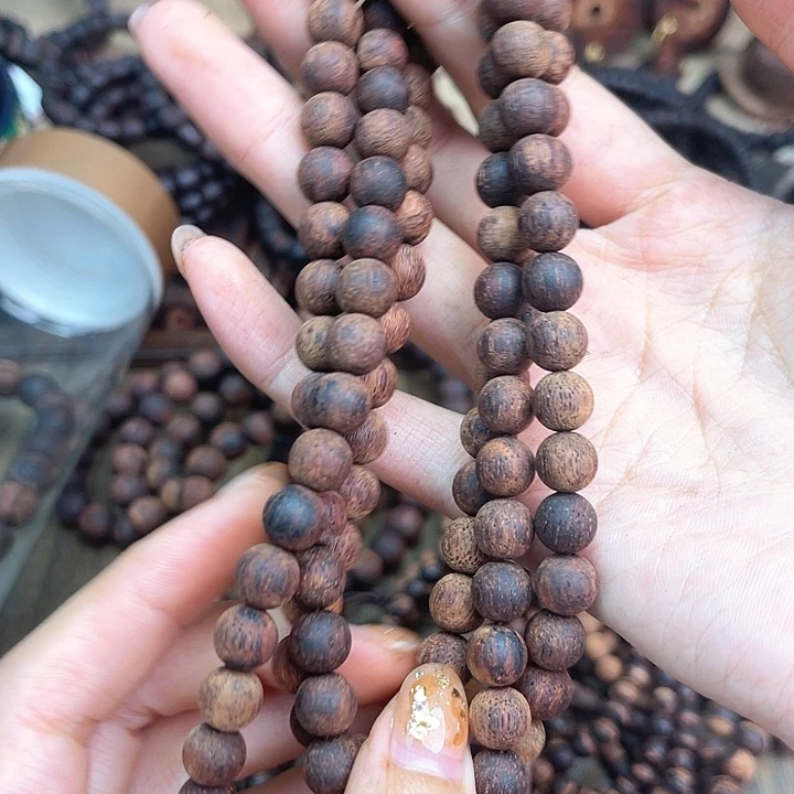 降真香其他08*108圆珠黄油金丝蜜结