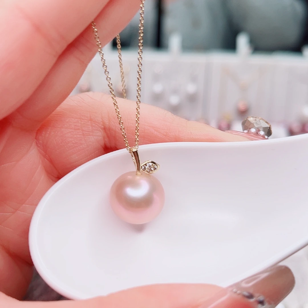 淡水珍珠吊坠(赠链)合金