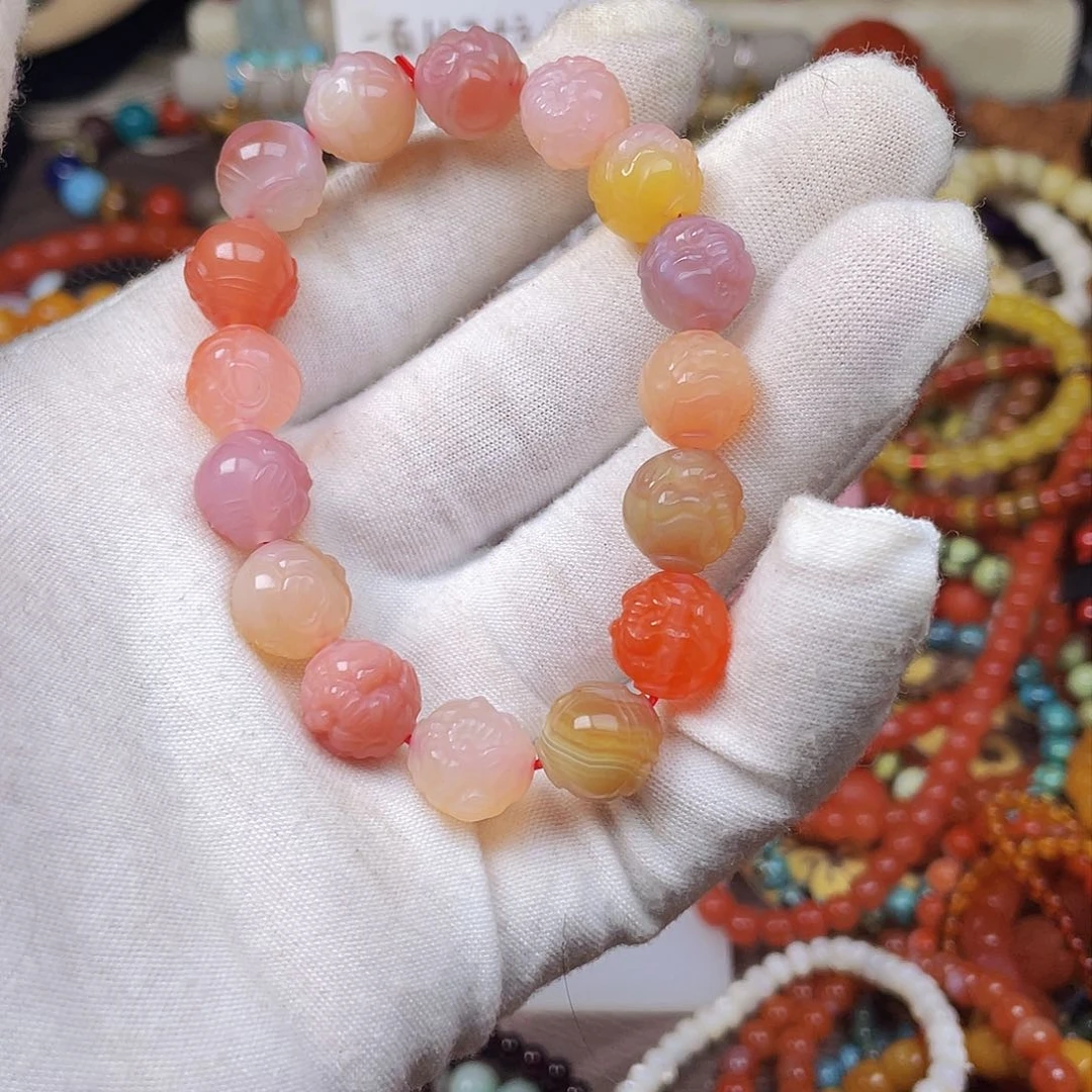 玛瑙/玉髓手链未镶嵌秋*凉45664