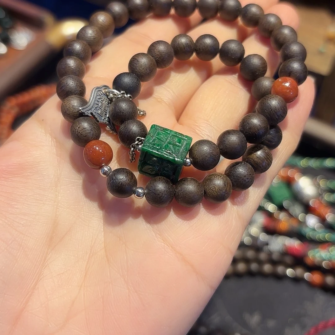 翡翠未镶嵌颈饰原创