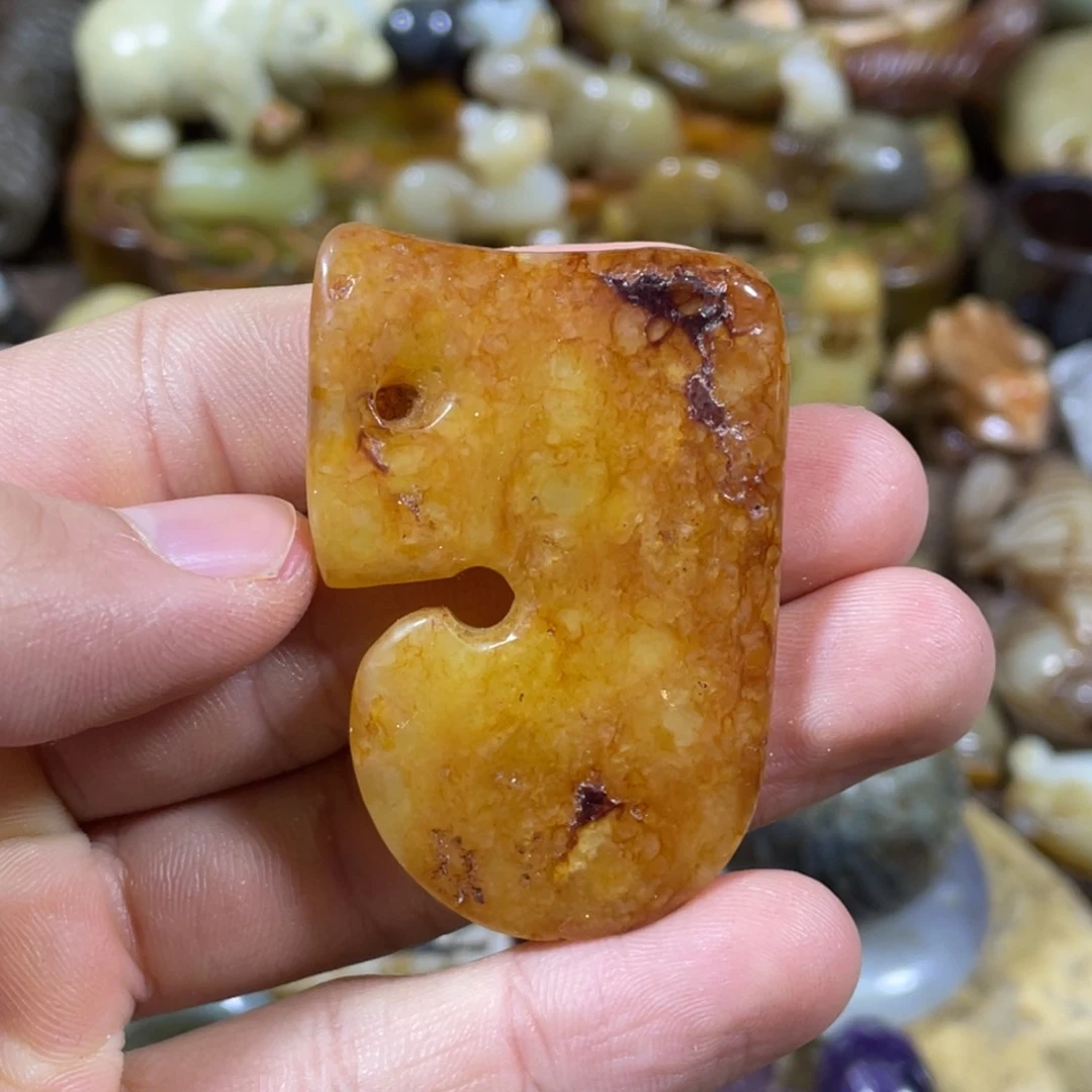 和田玉吊坠(不含链)未镶嵌