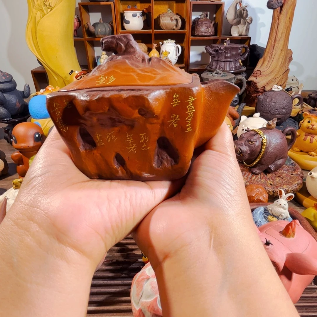 茶壶红泥纯手工制作过程就是