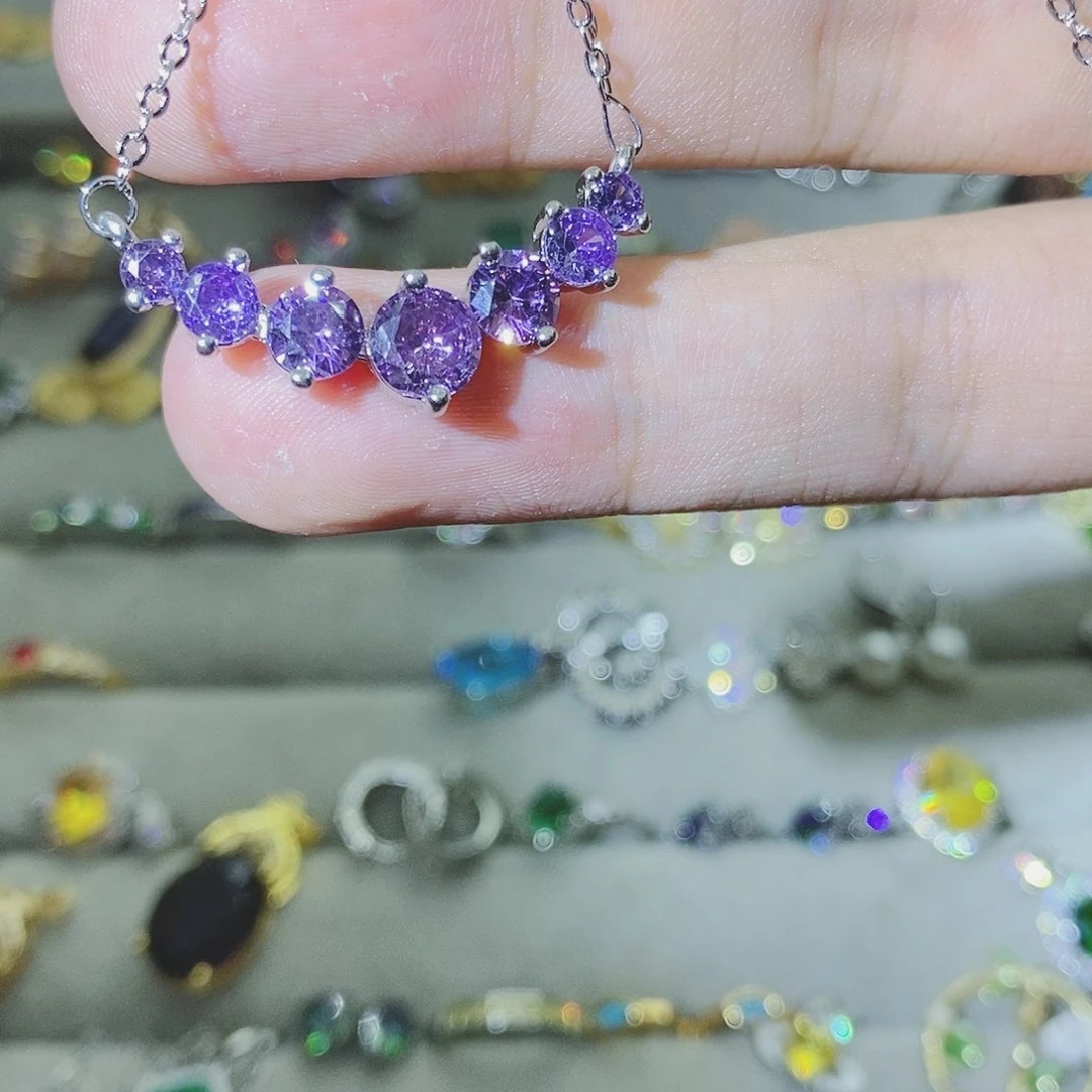 【闪购商品】水晶戒指银S925镶嵌