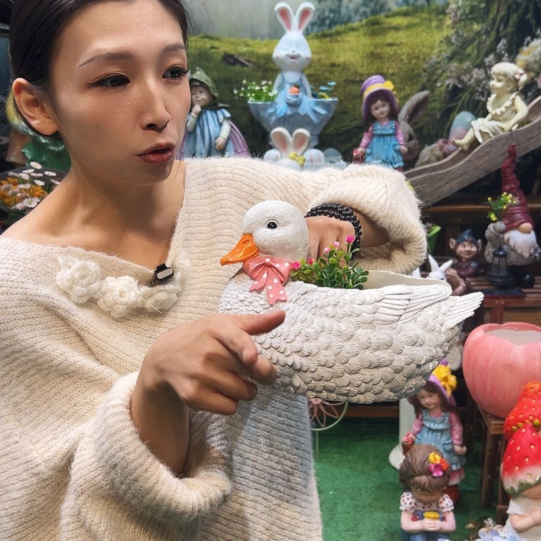 花园摆件红红火火