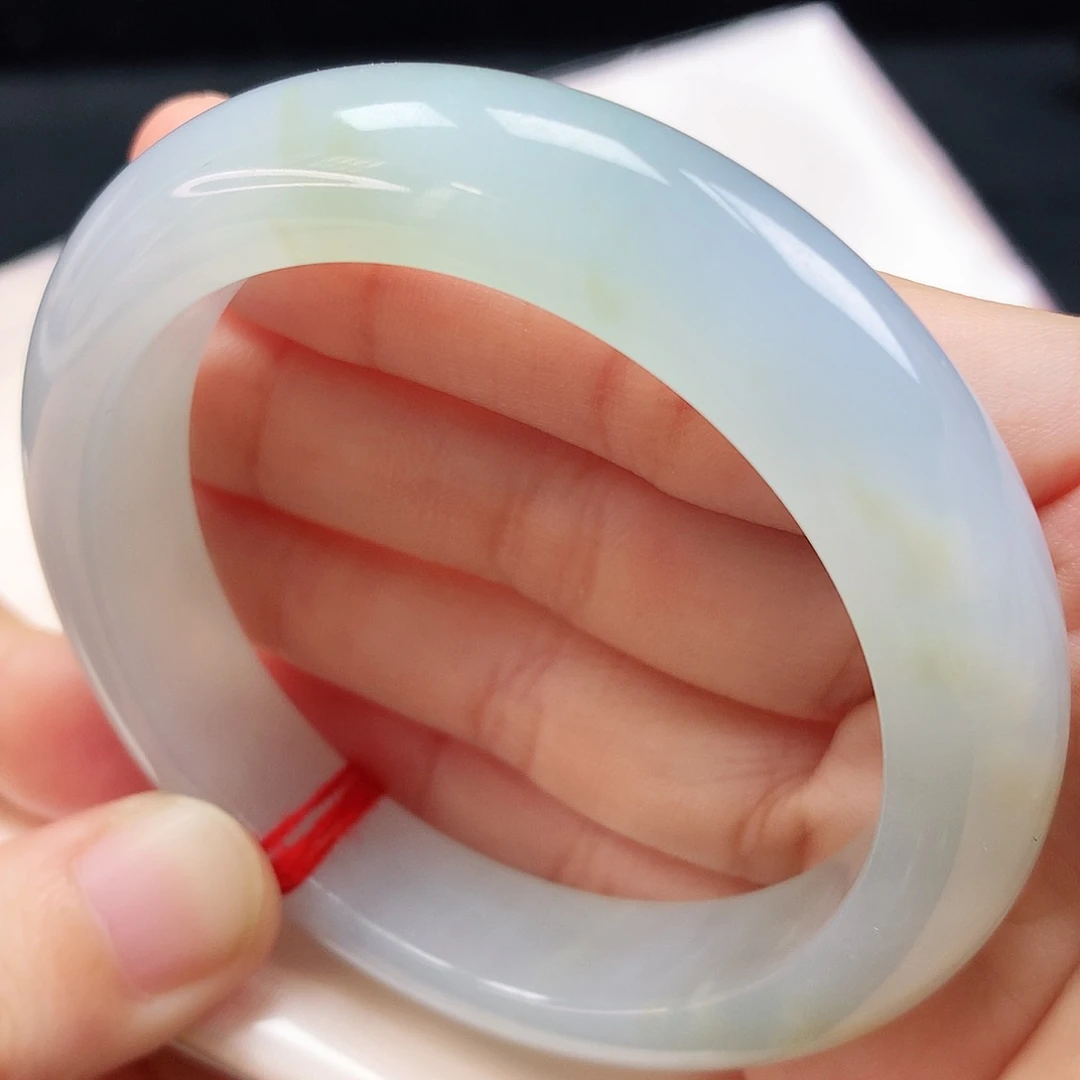 未镶嵌手镯翡翠54圈口十里桂花香603