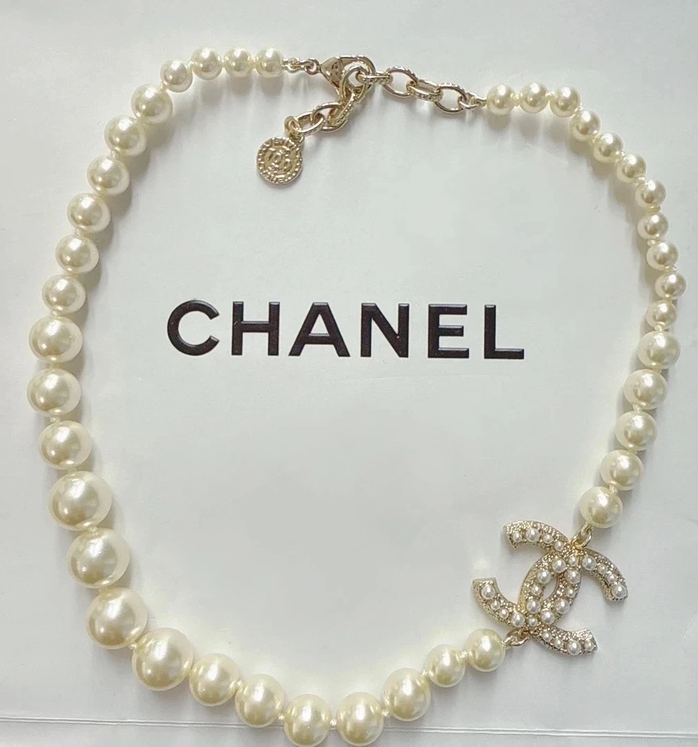 95新 Chanel/香奈儿 Chanel vintage香奈儿中古珍珠项链