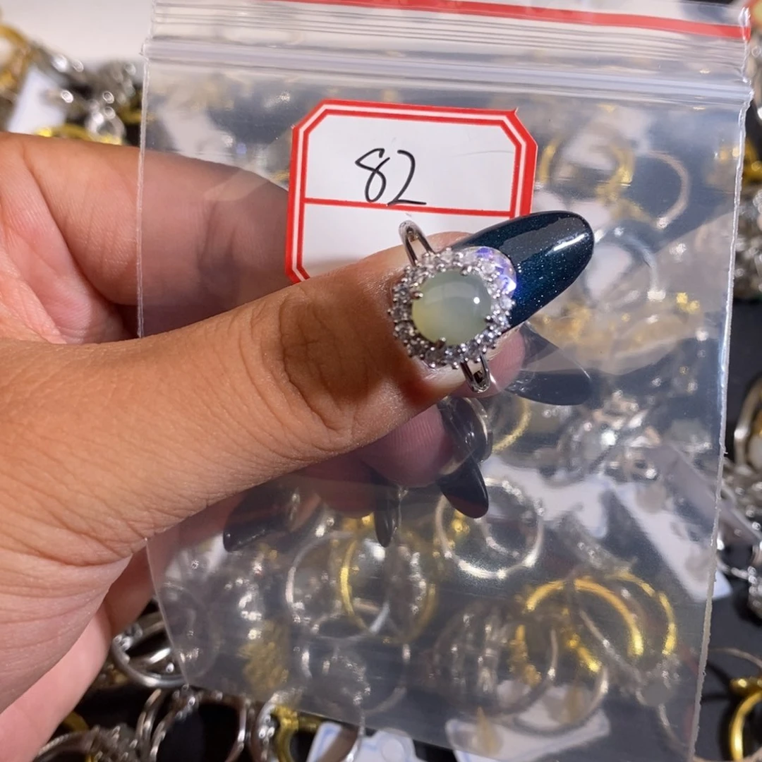 翡翠戒指合金翡翠首饰