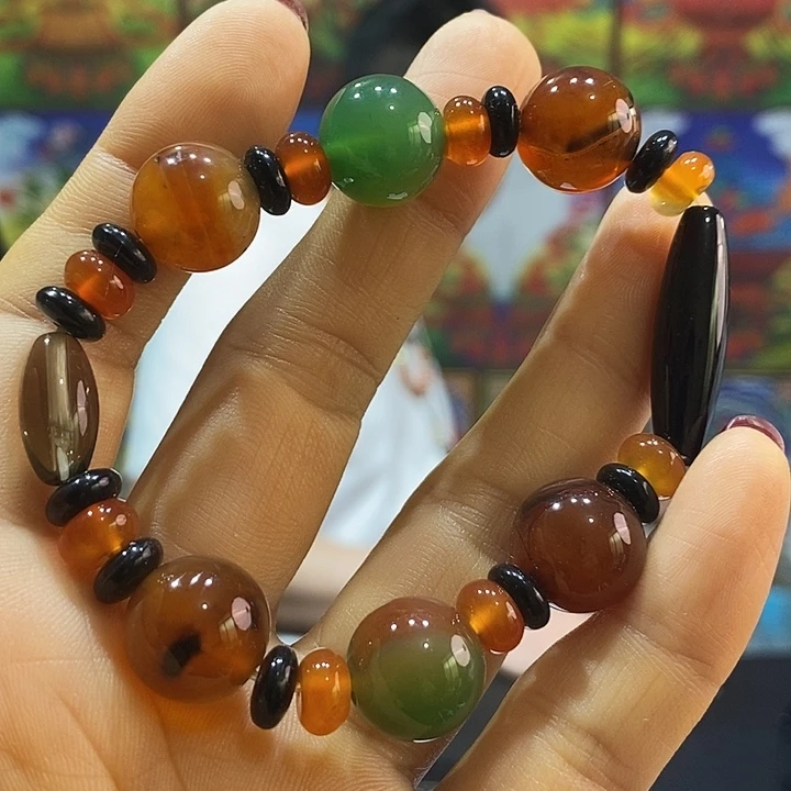 玛瑙/玉髓手链未镶嵌117