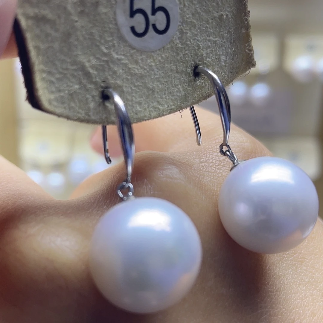 耳饰淡水珍珠银S925镶嵌