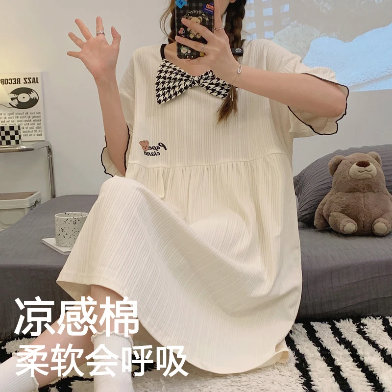 法式公主风中长款睡裙睡衣女款爆款2025新款少女学生高颜值家居服