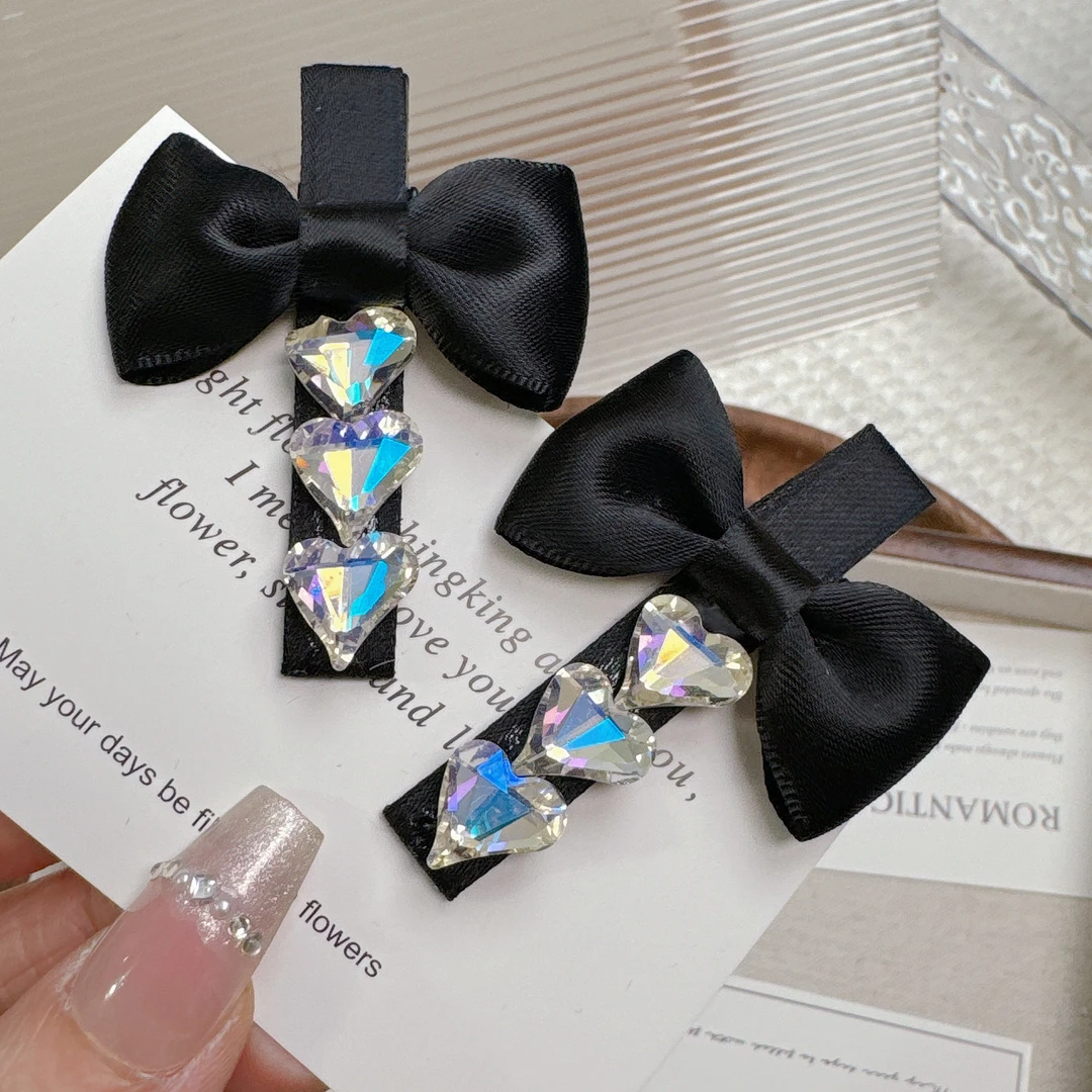 发夹气质女夹子头饰鸭嘴夹韩版对夹少女风2支装