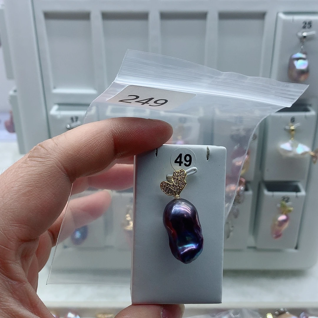 吊坠(不含链)合金淡水珍珠
