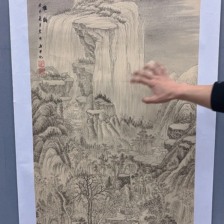 国画纯手绘字画宣纸