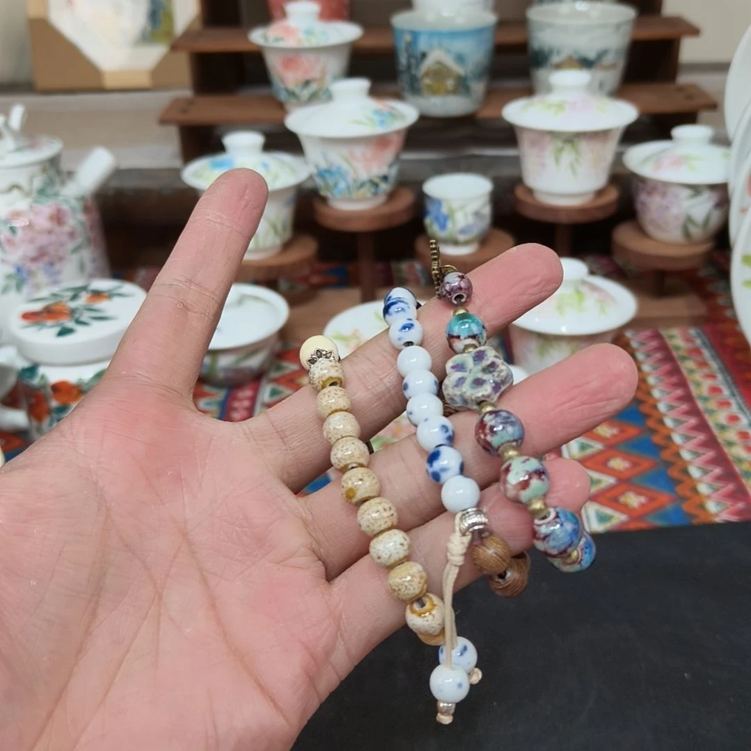 瓷片景德镇健康高温瓷器拍一发三