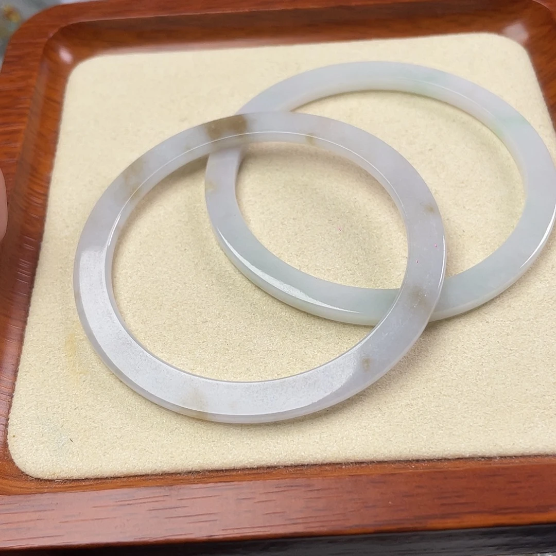 翡翠未镶嵌手链叮当镯58