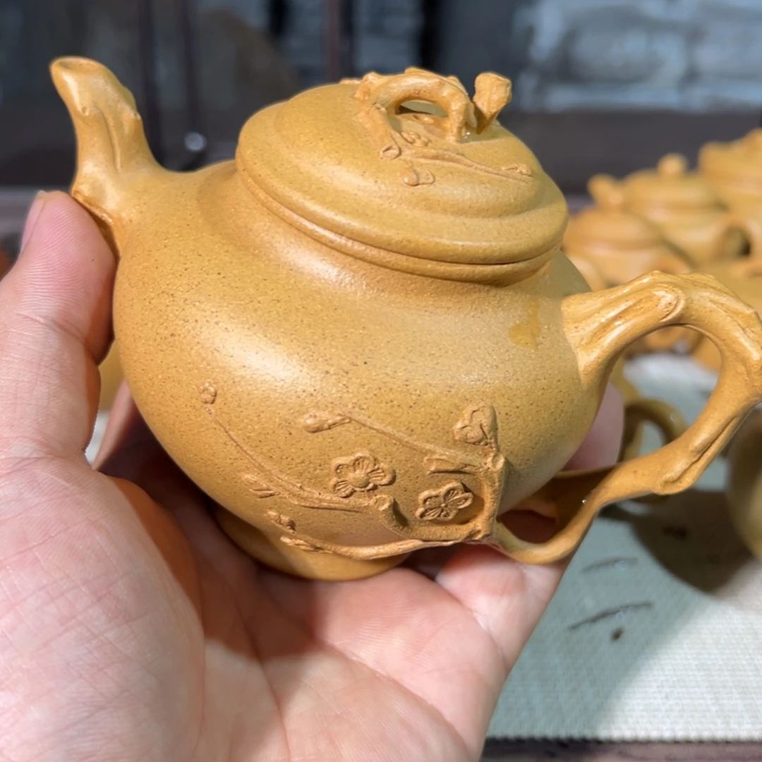用***3茶壶紫砂手工制作