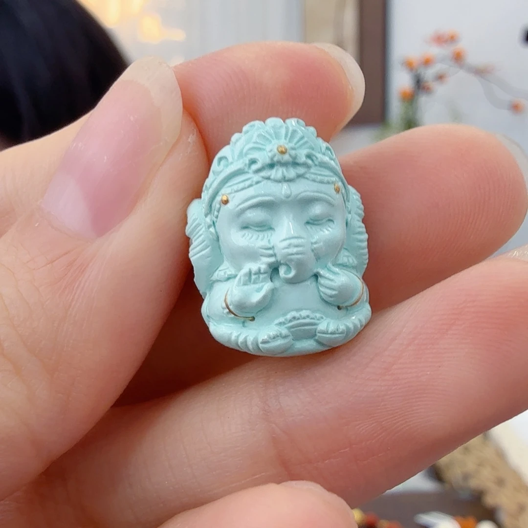 绿松石未镶嵌珠宝半成品