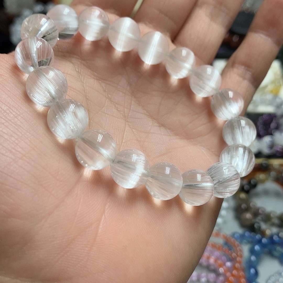 未镶嵌手链托帕石手链11.6