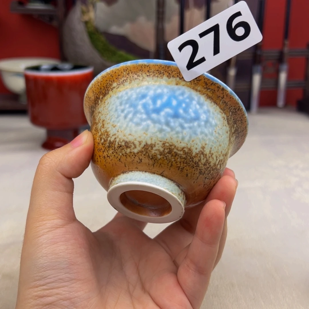 杯子纯手工柴烧主人杯