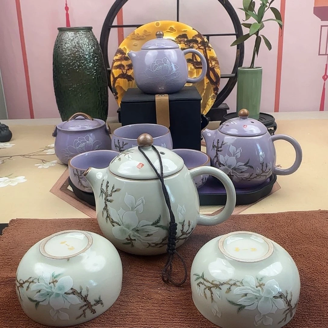 黄汝玉兰龙蛋一壶两杯