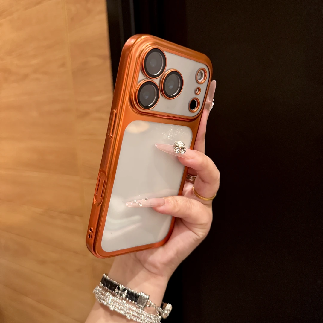 适用苹果17promax手机壳简约tpu软壳iphone17镜头全包pro肤感磨砂