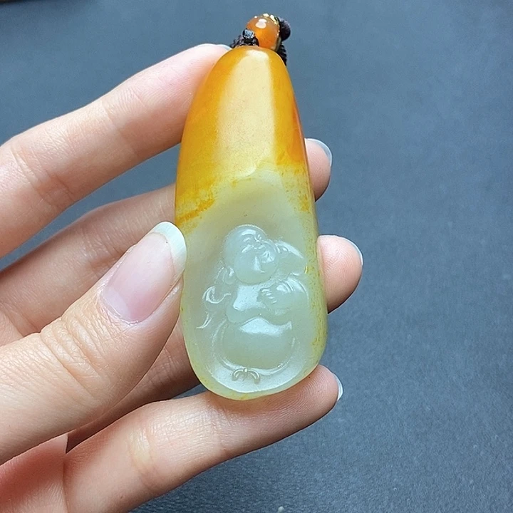 和田玉挂件未镶嵌N