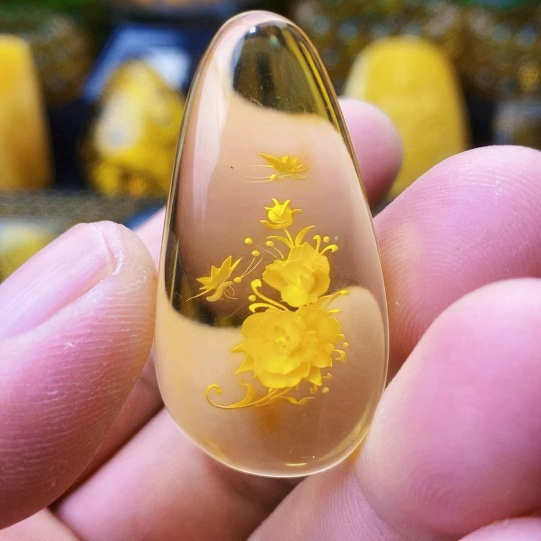 【闪购商品】未镶嵌吊坠(不含链)金珀