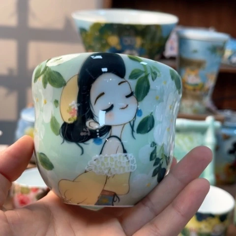 炉景德镇釉下手绘陶瓷