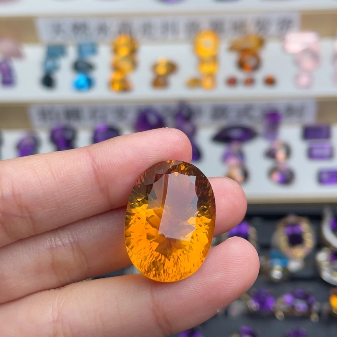 珠宝半成品水晶未镶嵌天然保真