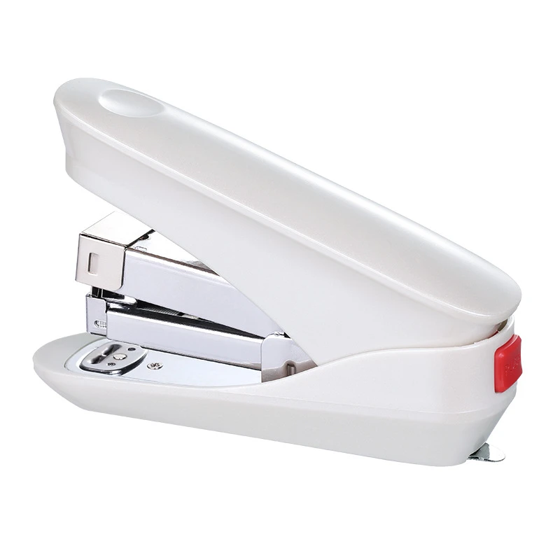 【艺涵专属】齐心 B3188 省力订书机 珠光白 学习 办公 防滑底座