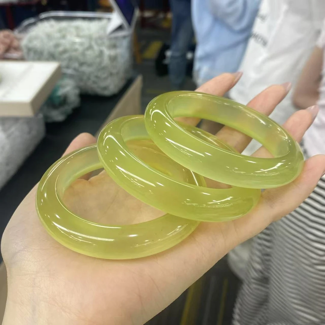 【小宝珠宝】9 S08953-岫玉手镯-多样性发一件-12*10mm