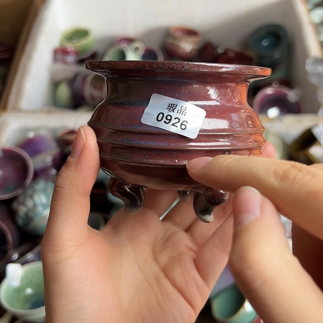 陶摆件窑口自销原矿钧瓷