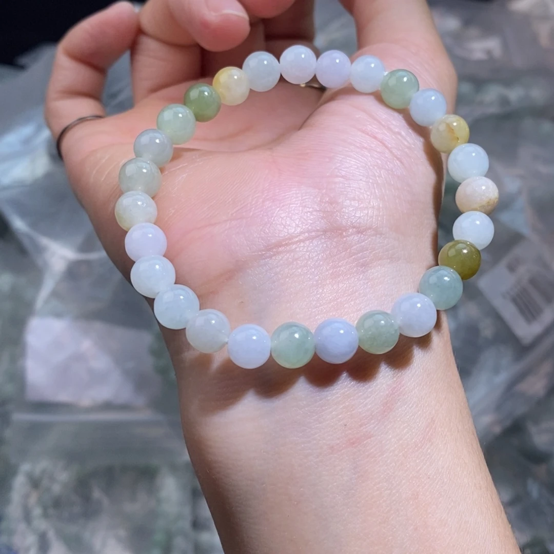 未镶嵌手串翡翠手串