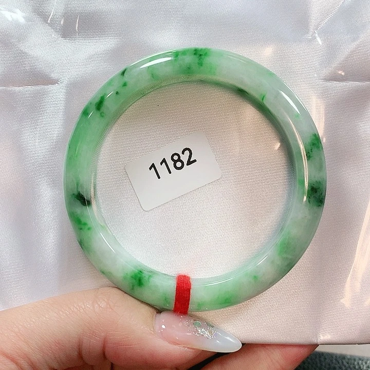 翡翠手镯未镶嵌天然翡翠手镯55