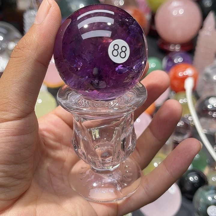 陈***糖未镶嵌水晶珠宝半成品微瑕4.76