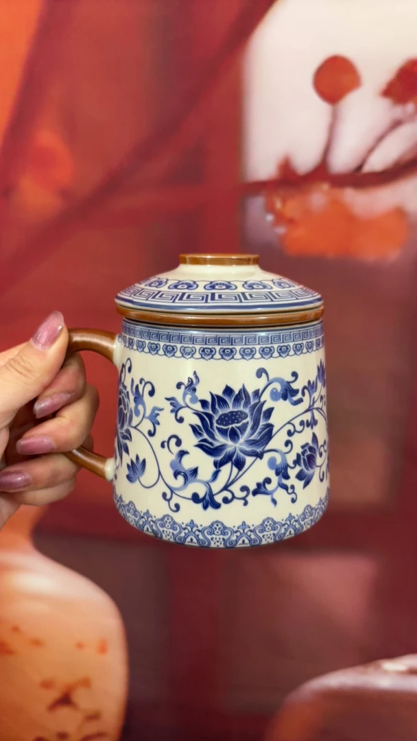 临时链接 青花瓷办公杯27